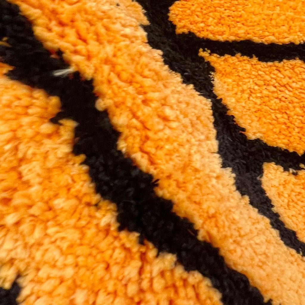 Tapis Design "Citrouille" | Halloween Pumpkin Tufted Rug