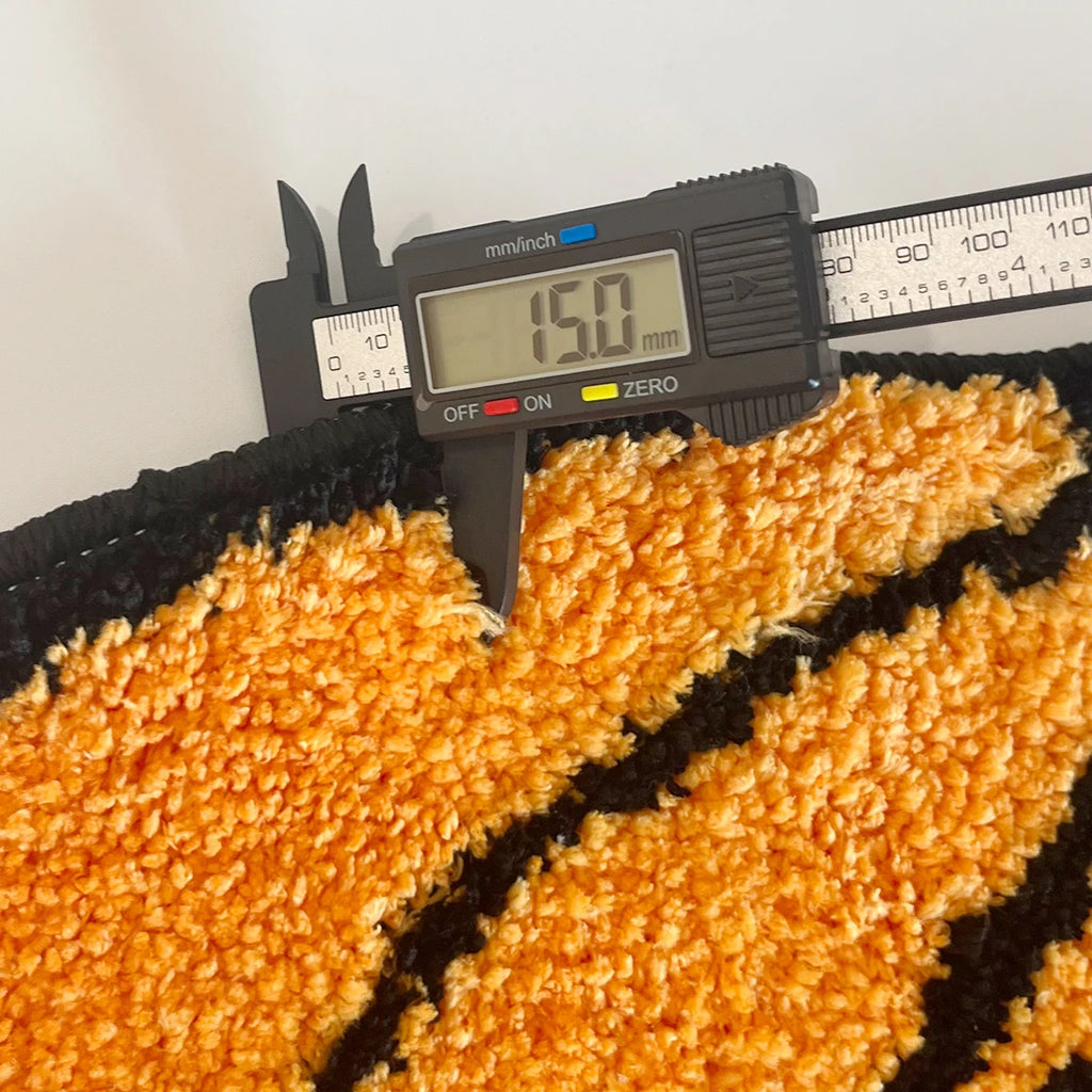 Tapis Design "Citrouille" | Halloween Pumpkin Tufted Rug