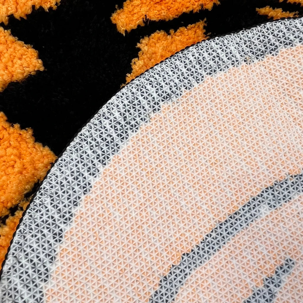 Tapis Design "Citrouille" | Halloween Pumpkin Tufted Rug